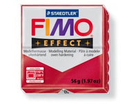 Fimo massa per modellismo FIMO Effect per trattamento termico - 56 g – metallic rubino