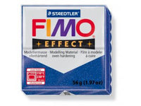 Fimo massa per modellismo FIMO Effect per trattamento termico - 56 g – luccicante blu