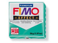 Fimo massa per modellismo FIMO Effect per trattamento termico - 56 g – verde trasparente