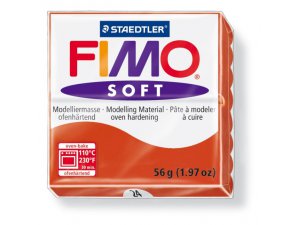 Massa per modellismo FIMO Soft per trattamento termico - 56 g – rosso