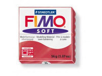 Massa per modellismo FIMO Soft per trattamento termico - 56 g – rosso scuro