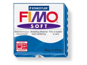 Massa per modellismo FIMO Soft per trattamento termico - 56 g – blu