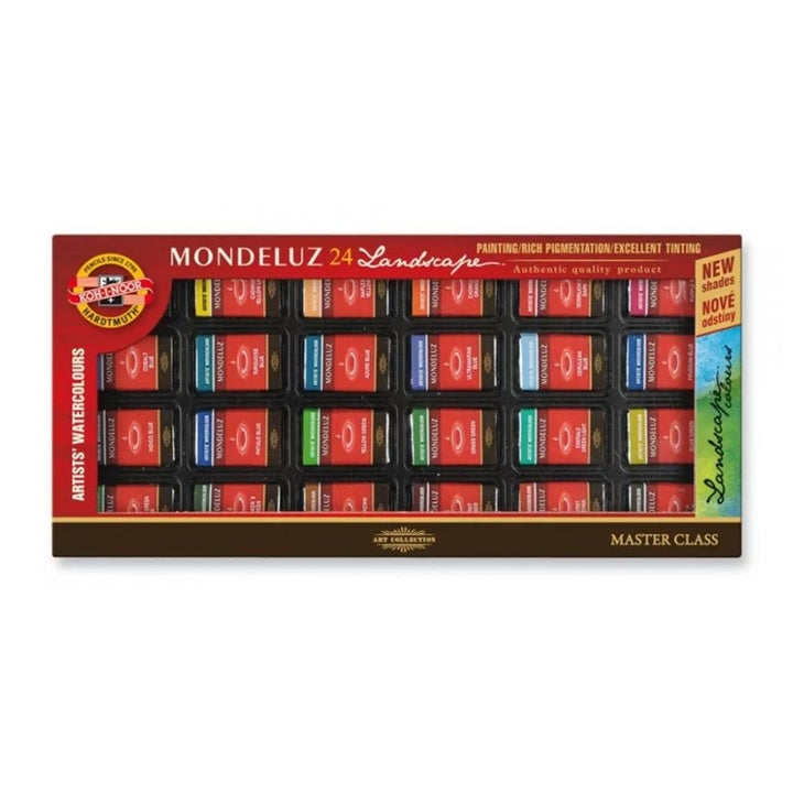 Mondeluz Vernici acquerellabili per paesaggi / 24 pz.