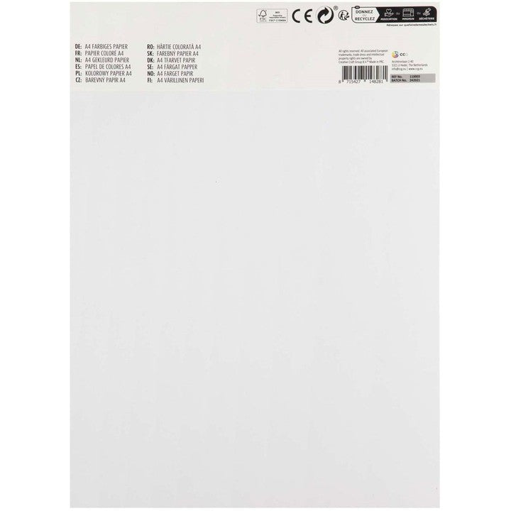 MOXY Carta colorata A4 - 50 fogli 110 GSM