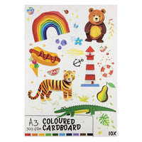 MOXY Cartoncino colorato A3 - 10 fogli 300 GSM