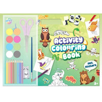 MOXY Set di libri da colorare e attività con colori, matite e adesivi