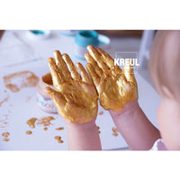 MUCKI colori glitterati applicabili con le dita - set 6 x 150 ml