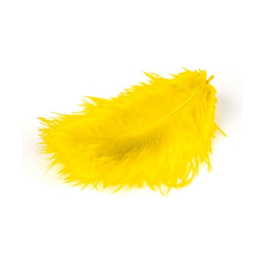 MARABU piume 10 - 12cm 17 pz | sceglie colore – žlté