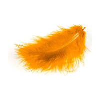 MARABU piume 10 - 12cm 17 pz | sceglie colore – oranžové