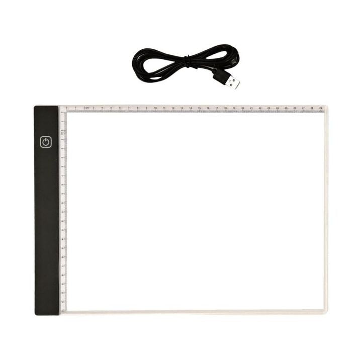 NASSAU pannello da disegno a LED illuminato A4 ultra sottile