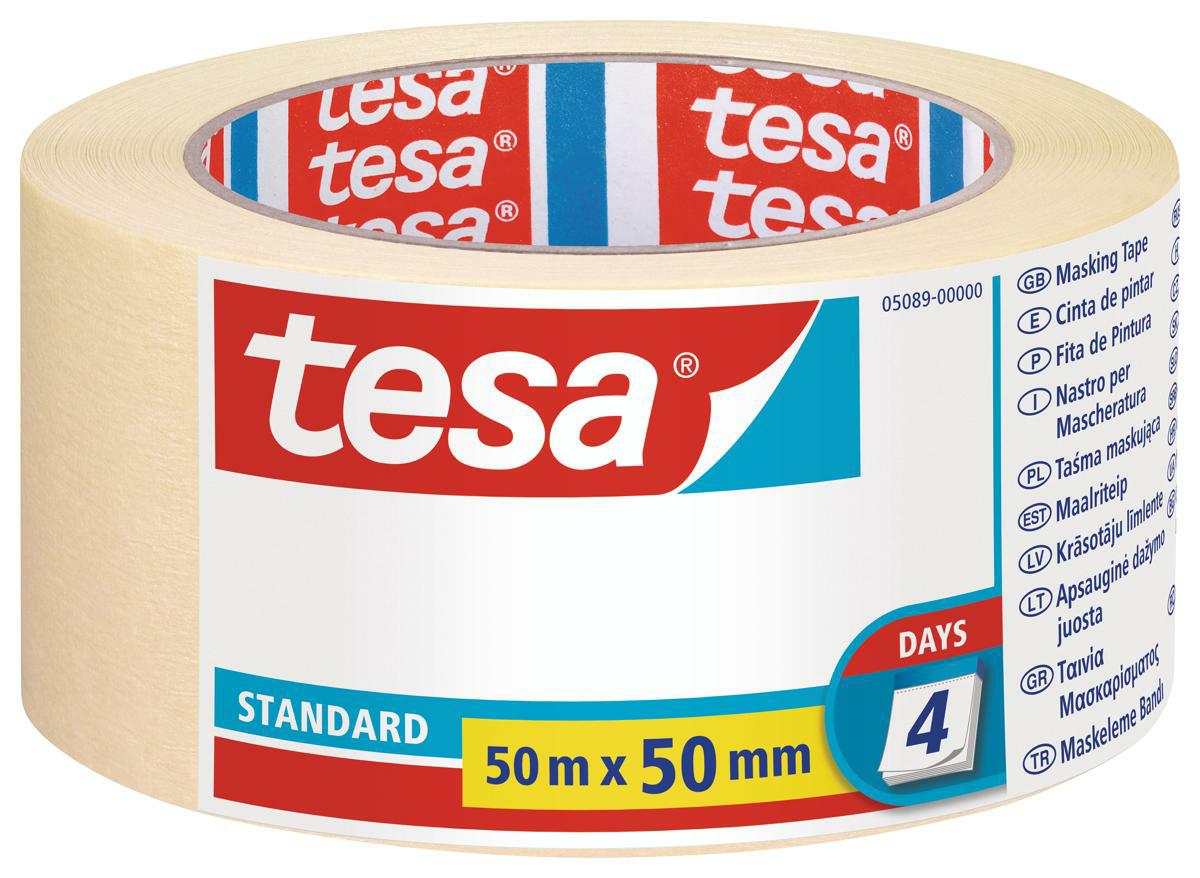 Nastro adesivo di carta per mascheratura tesa standard 50 m