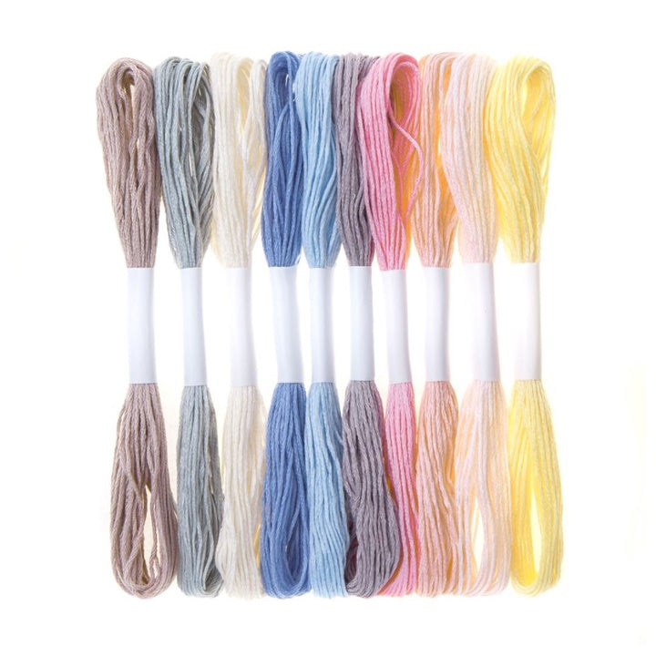 Filo da ricamo 10 x 8 m – colori pastello