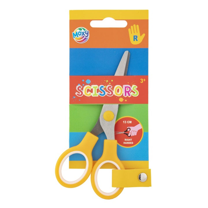 Forbici per bambini con la mano destra – Giallo