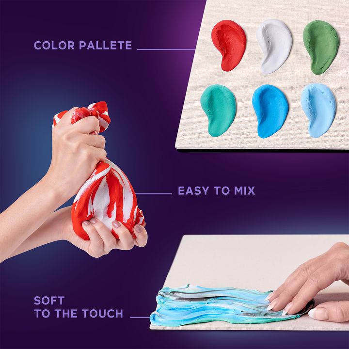 OKTO Set creativo 3D "Pesce" 30 x 40 cm