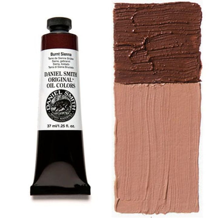 Daniel Smith colore a olio originale 37ml – Burnt Sienna