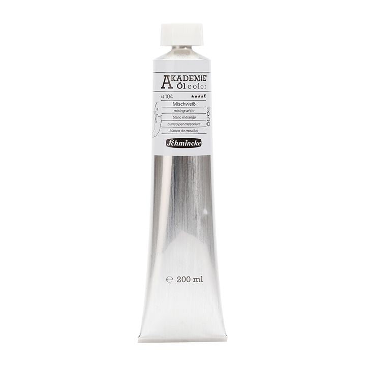 Colori ad olio Schmincke AKADEMIE 200 ml | vari colori - 104 bianco miscelabile