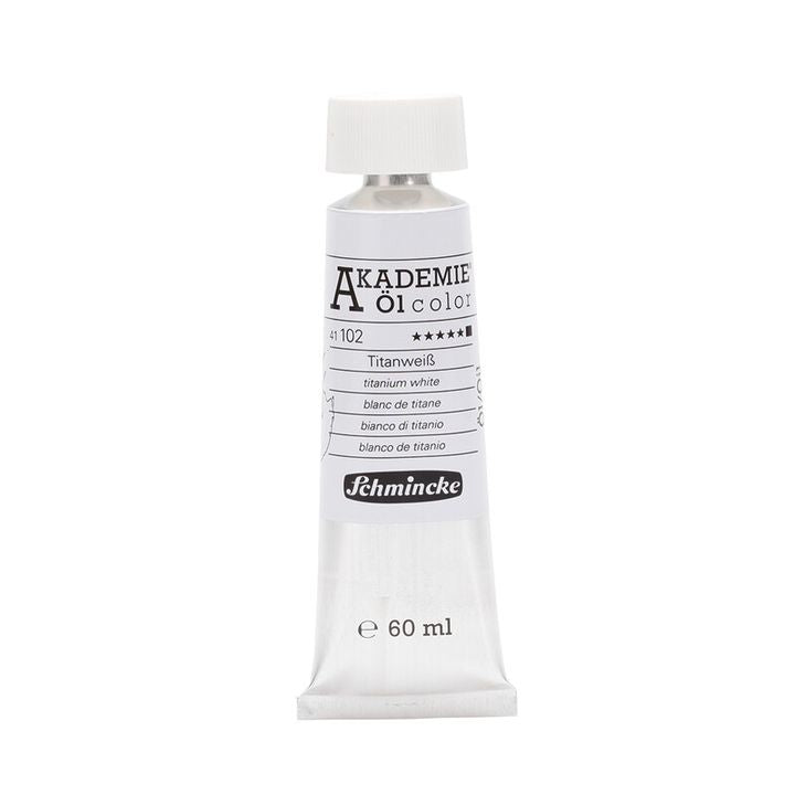 Vernici ad olio Schmincke AKADEMIE 60 ml – 102 Bianco Titanio