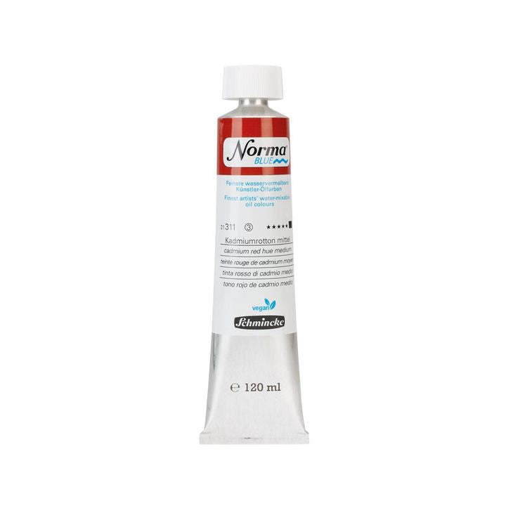 Schmincke Norma Blue Oil Paint 120 ml – 311 tinta rosso cadmio medio