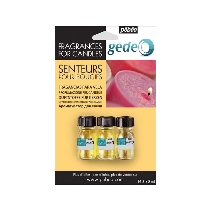 Oli aromatici per candele Pebeo Gedeo - conf. 3 pezzi