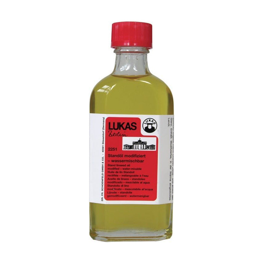 Olio standolio modificato LUKAS Berlin per colori a olio 125 ml