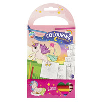 Set di libri da colorare con matite – Ragazze