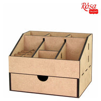 Organizer in MDF con 1 cassetto ROSA TALENT 22,5x18x16,5 cm