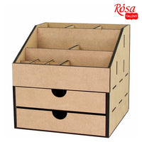 Organizer in MDF con 2 cassetti ROSA TALENT