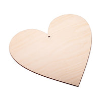Ornamento in legno 10 cm - cuore
