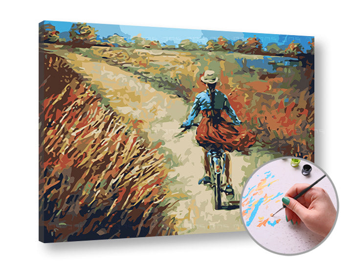 Paesaggio Paint by Numbers - Difficoltà media