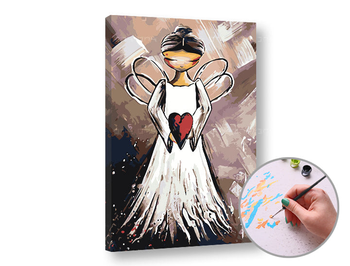 Paint by Numbers - ANGELO CON CUORE