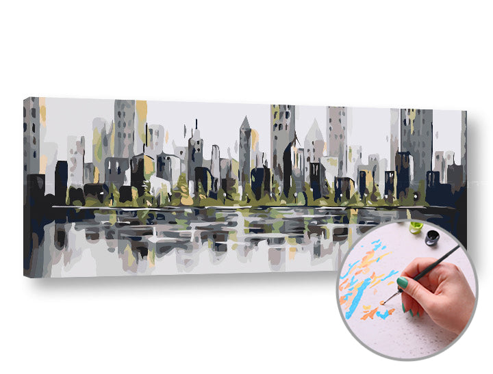 Paint by Numbers CITY - Media difficoltà