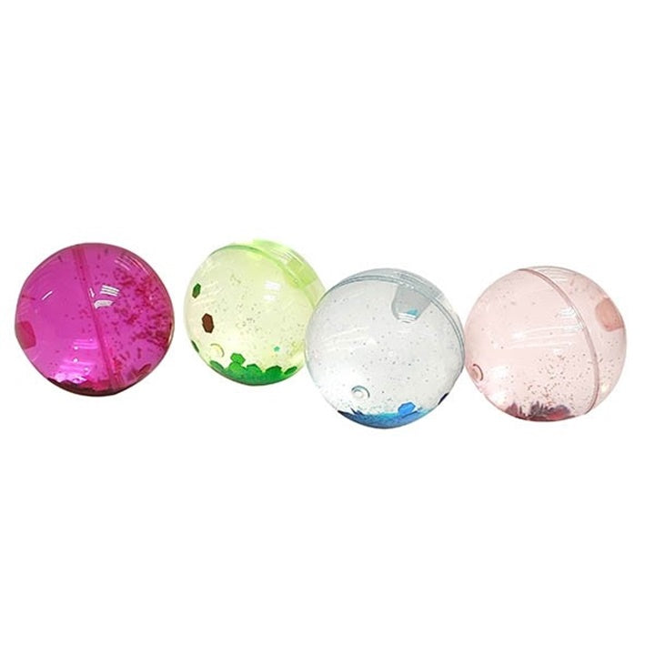 Pallina rimbalzante glitterata per bambini | varie tonalità — immagine 2
