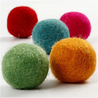 Palline di feltro colorate 64 pezzi