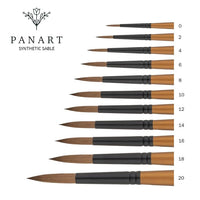 PanArt 1101 Pennello rotondo per acquerello in zibellino | Varie dimensioni