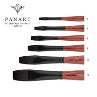 PanArt 3322 Pennello acrilico piatto | Varie dimensioni