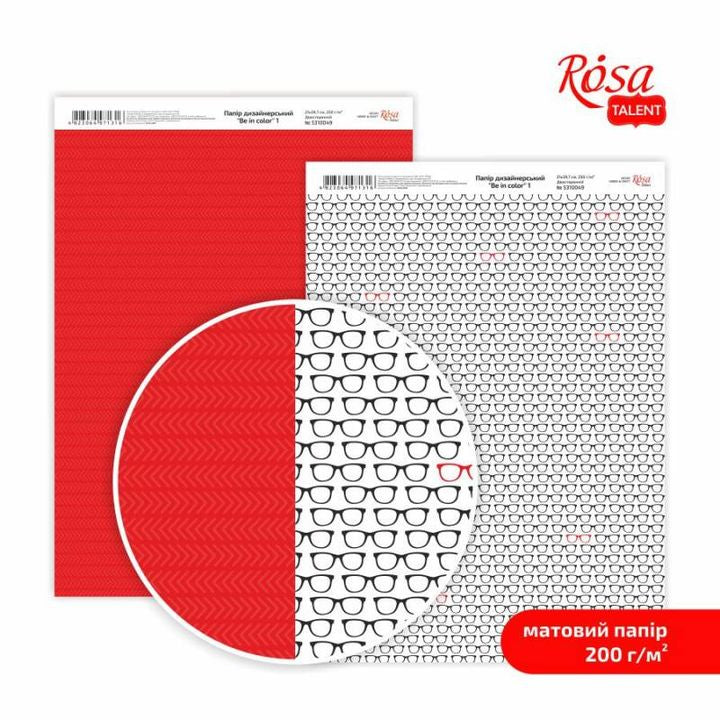 Carte per scrapbooking Be in color A4 – No. 1