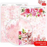 Carte per scrapbooking Love Mood A4 – No. 1