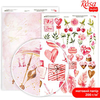 Carte per scrapbooking Love Mood A4 – No. 7
