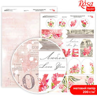 Carte per scrapbooking Love Mood A4 – No. 8