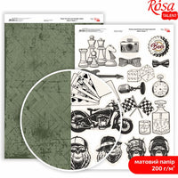 Carte per scrapbooking Mens Style A4 – No. 7