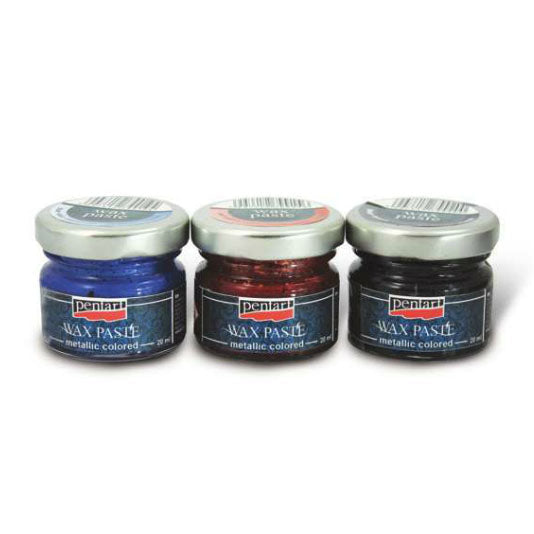 Pasta di cera metallica colorata 20 ml | sceglie colore