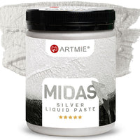 Pasta metallica liquida ARTMIE MIDAS argento | volumi diversi