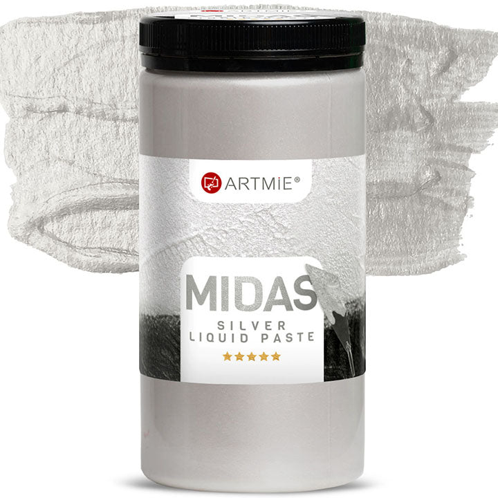 Pasta metallica liquida ARTMIE MIDAS argento | volumi diversi