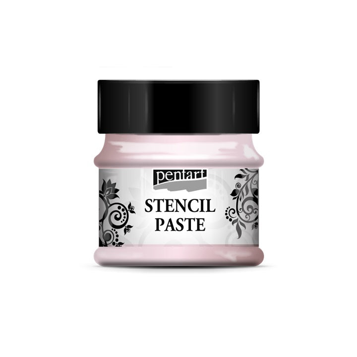 Pasta per stencil perlata 50ml – ice flower