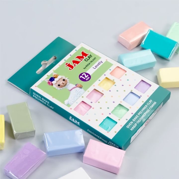 Pasta polimerica Rosa Talent - set Lovely 12 x 20 g — immagine 2