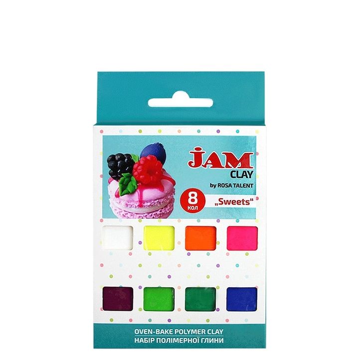 Pasta polimerica Rosa Talent - set Sweets 8 x 20 g — immagine 1