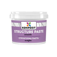 Pasta strutturante bianca liscia di Kompozit | Vari volumi