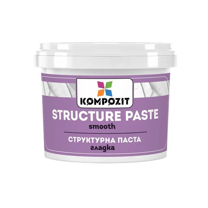 Pasta strutturante bianca liscia di Kompozit | Vari volumi