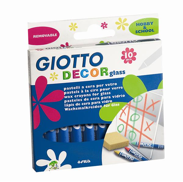 PASTELLI A CERA GIOTTO DECOR GLASS - Set 10