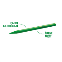 Pastelli a cera plastici Carioca Plastello - 12 pz